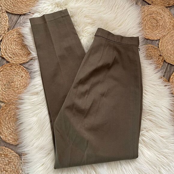 GAP Stretch High Waisted Olive Green Pants - Picture 1 of 6